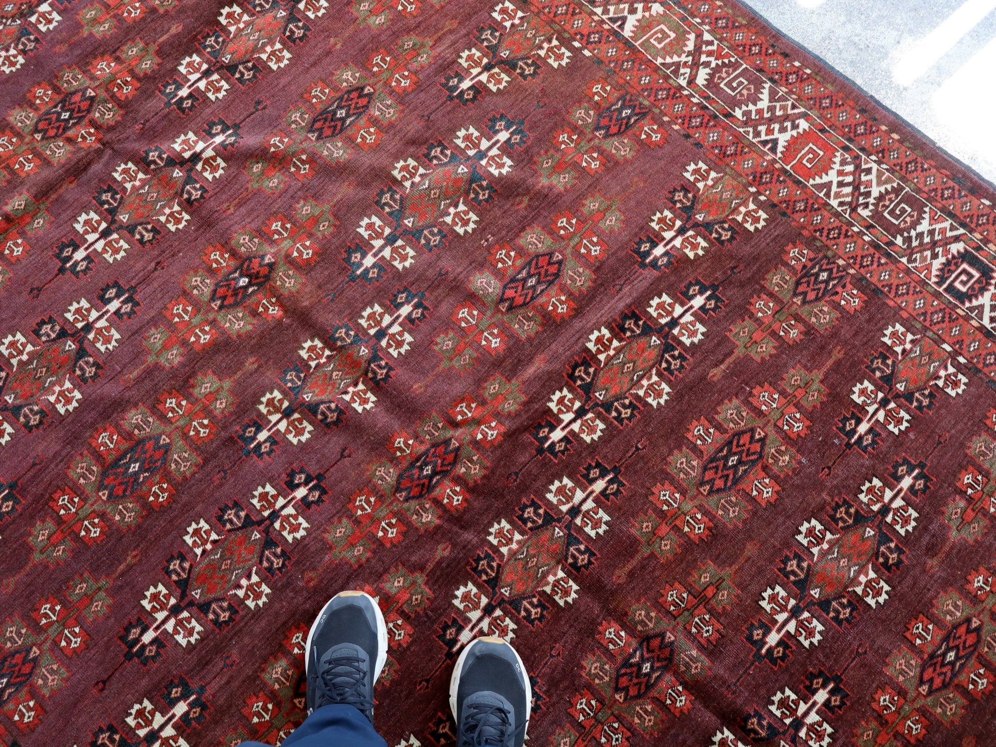 Turkmen Yomut Rug | 6' 10