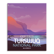 Tursujuq National Park 'Explored' Poster, Canada Parks