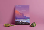 Tursujuq National Park 'Explored' Poster, Canada Parks