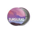 Tursujuq National Park of Quebec Pinback Button, Canada Parks