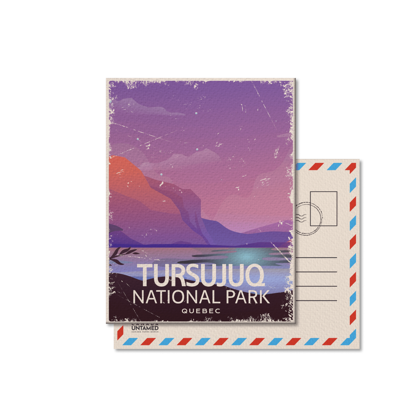 Tursujuq Quebec National Park Postcard, Canada Parks