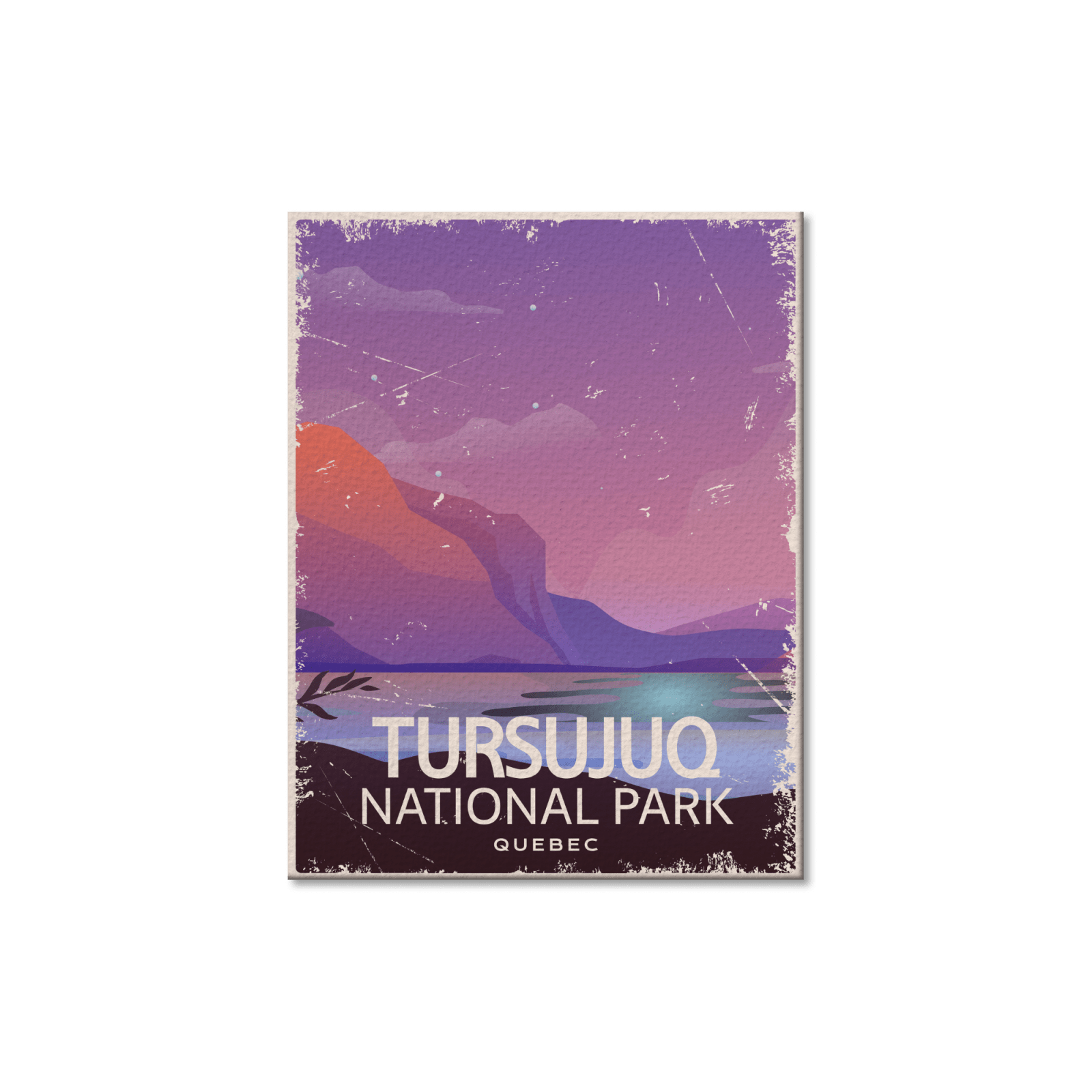 Tursujuq Quebec National Park Postcard, Canada Parks