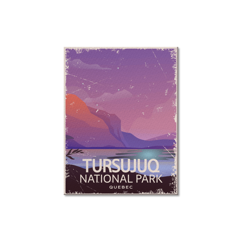 Tursujuq Quebec National Park Postcard, Canada Parks