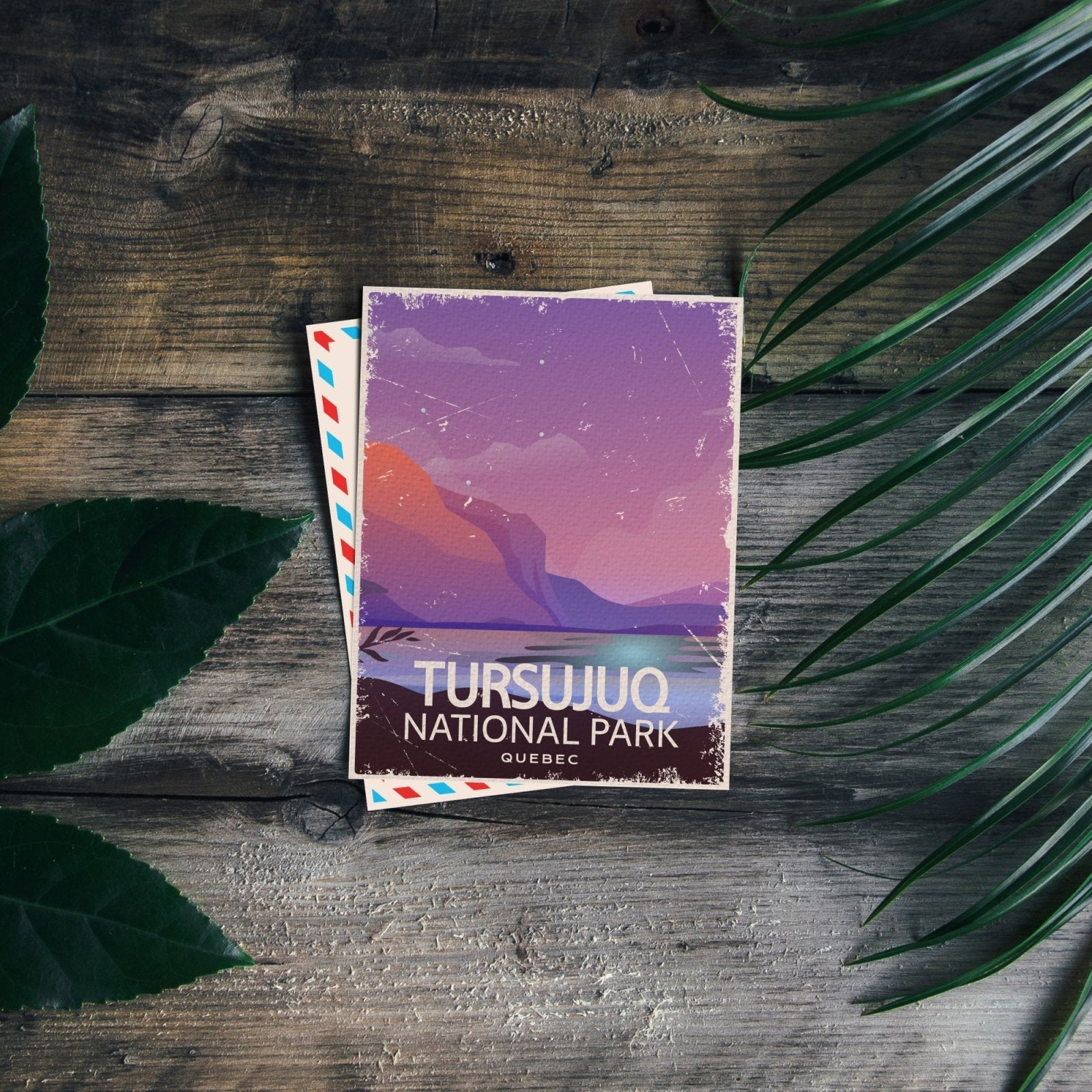 Tursujuq Quebec National Park Postcard, Canada Parks
