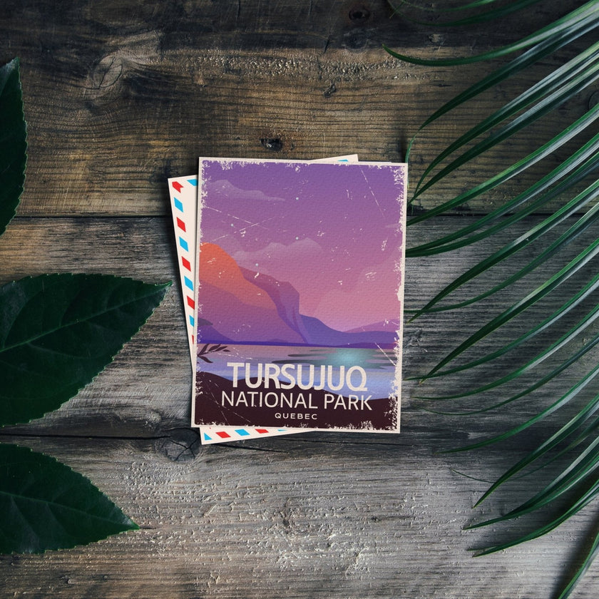 Tursujuq Quebec National Park Postcard, Canada Parks