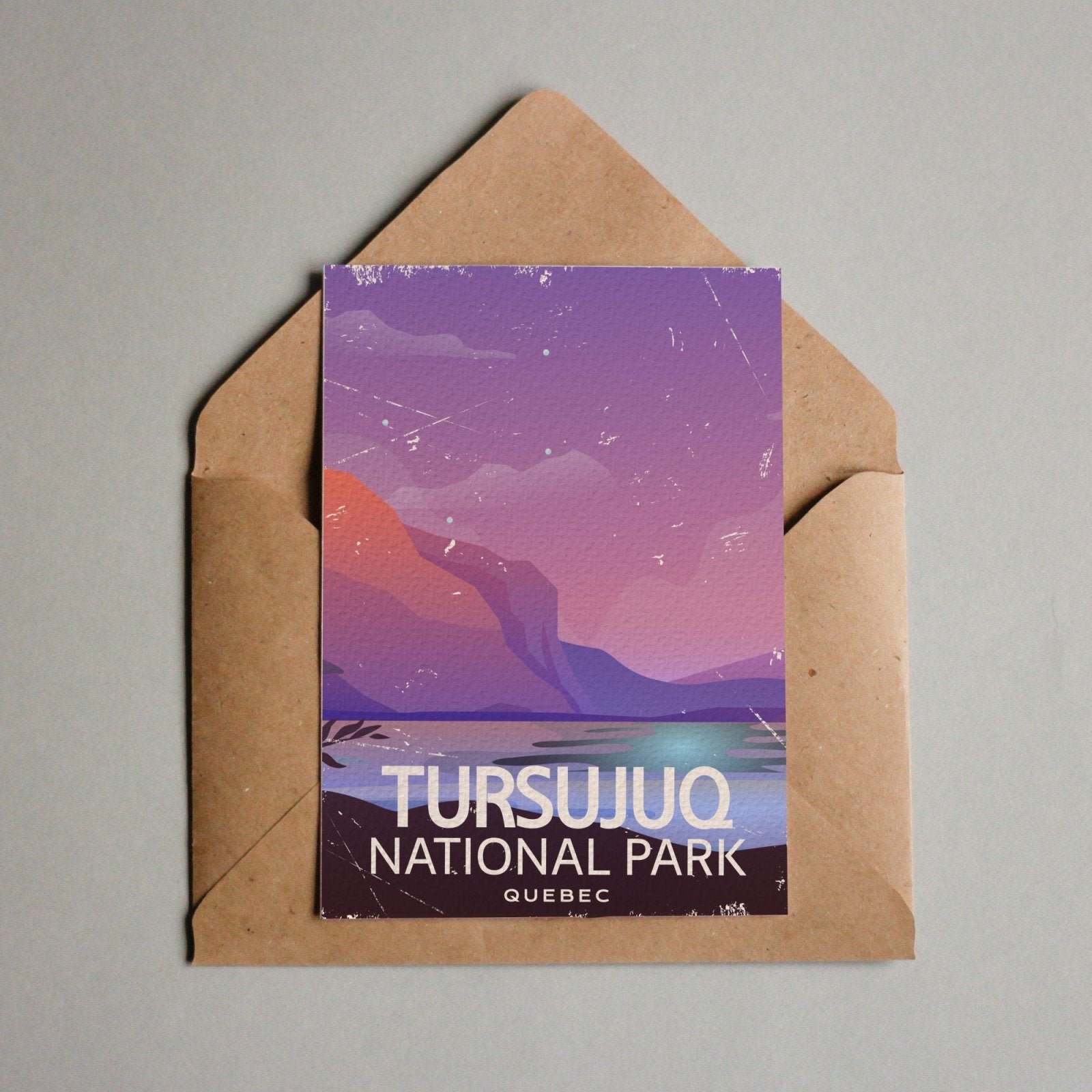 Tursujuq Quebec National Park Postcard, Canada Parks