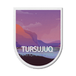 Tursujuq Quebec National Park Waterproof Vinyl Sticker, Canada Parks