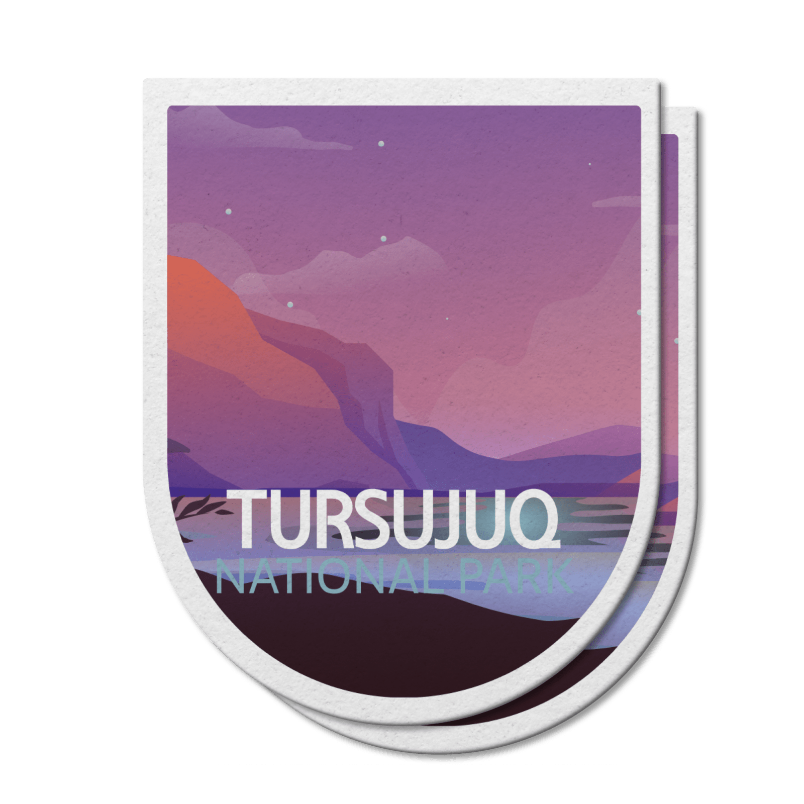 Tursujuq Quebec National Park Waterproof Vinyl Sticker, Canada Parks