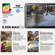 TUTT Rugged Portable Monitor 12” Touchscreen  | 5000mAh Battery | Water & Drop Proof | Digital Photo Frame Mode | N1Pro