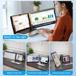 TUTT 15.6” Portable Monitor | Multi-Position IPS FHD Screen Extender | USB-C & HDMI, Built-in Speakers, P5