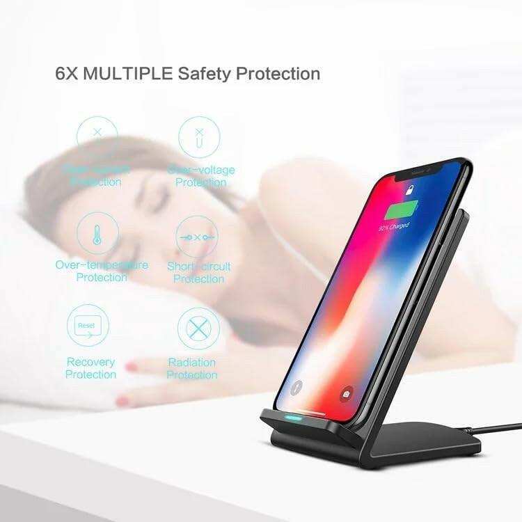 TUTT 15W Wireless Foldable Charger Stand Pad Compatible with iPhone