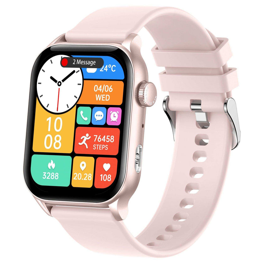 TUTT  Smartwatch for Men Women 1.95” AMOLED Screen | Flashlight BT Call Health and Fitness Tracking | K8