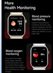 TUTT  Smartwatch for Men Women 1.95” AMOLED Screen | Flashlight BT Call Health and Fitness Tracking | K8