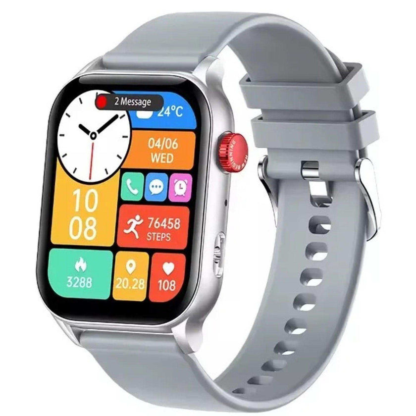 TUTT  Smartwatch for Men Women 1.95” AMOLED Screen | Flashlight BT Call Health and Fitness Tracking | K8