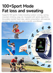 TUTT  Smartwatch for Men Women 1.95” AMOLED Screen | Flashlight BT Call Health and Fitness Tracking | K8