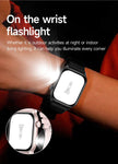 TUTT  Smartwatch for Men Women 1.95” AMOLED Screen | Flashlight BT Call Health and Fitness Tracking | K8