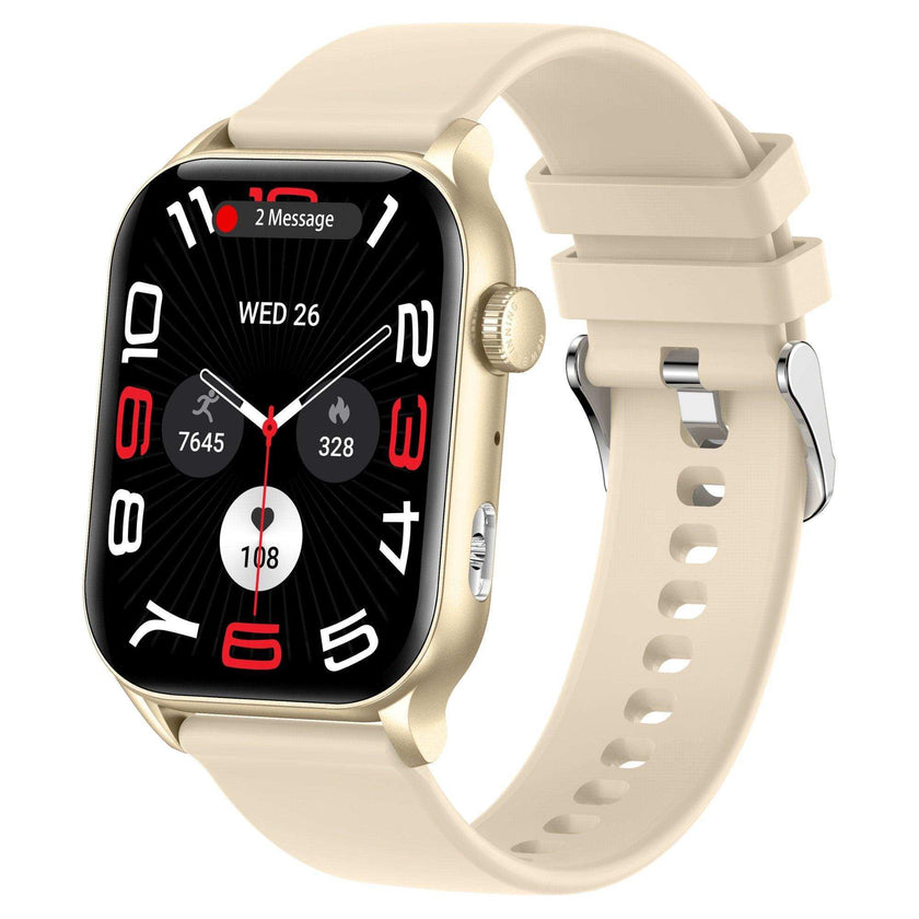 TUTT  Smartwatch for Men Women 1.95” AMOLED Screen | Flashlight BT Call Health and Fitness Tracking | K8