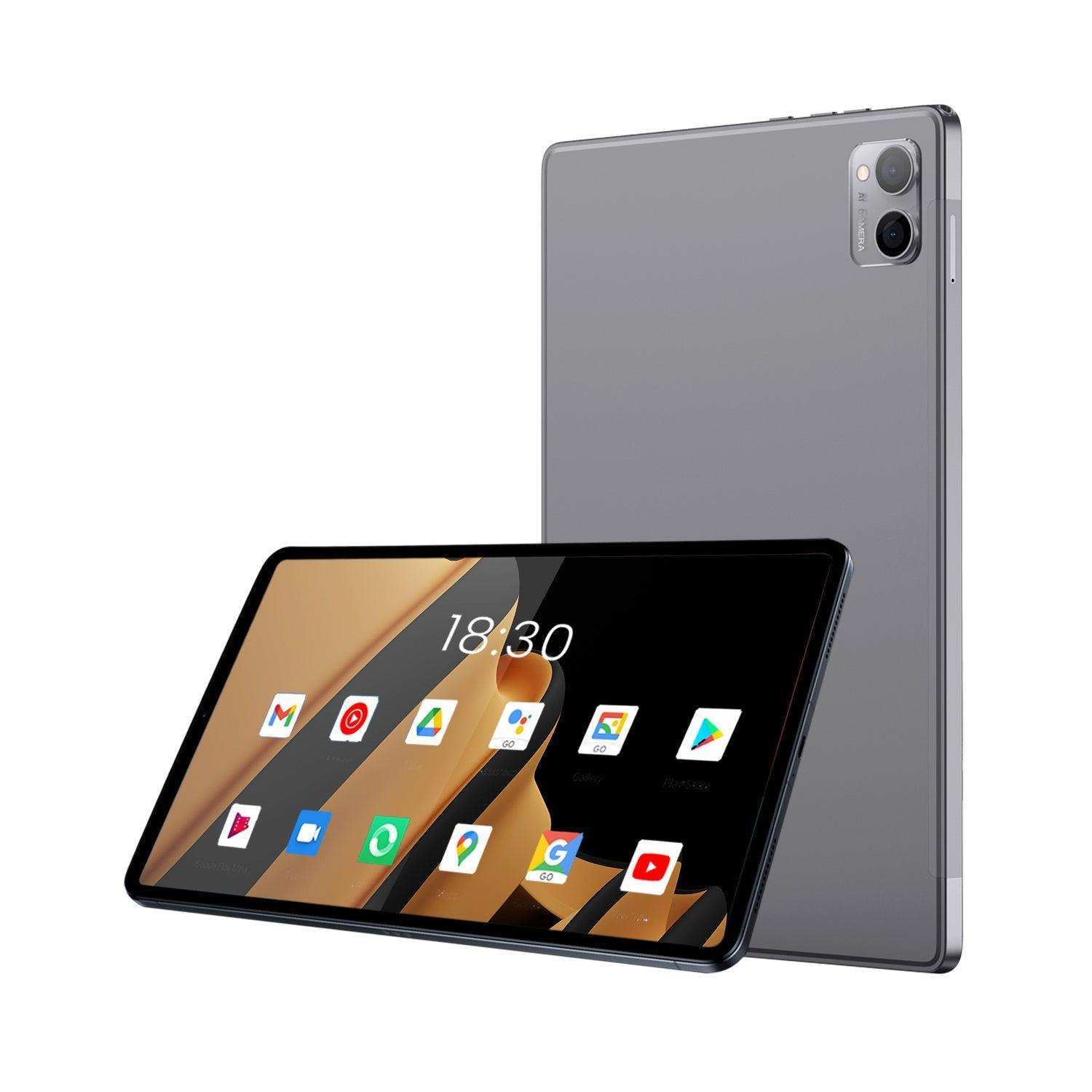 TUTT 2 in 1 P98 10.4” Tablet LTE 4G SIM card WiFi FHD Android 13 with Keyboard, Case, Stylus, 128GB +8GB RAM, 13/5MP Dual Camera Octa-Core | 128GB SanDisk Extreme 3-in-1 SD/TF Kit