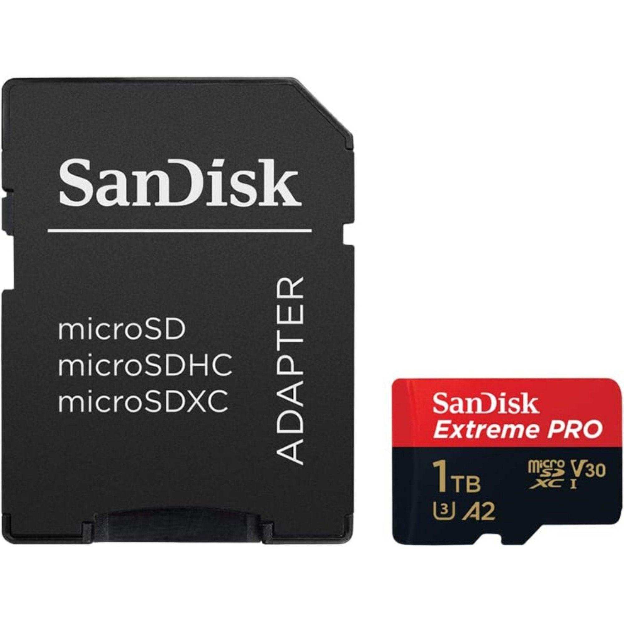 TUTT 3 in 1 | SanDisk Extreme PRO®  64/128/256/512GB 1TB Ultra microSDXC MicroSD Memory Card Speed 200MB/s Read | 90MB/s + Lightning to SD Card iPhone iPad + 2-in-1 SD Card Reader USB3.0 5Gbps