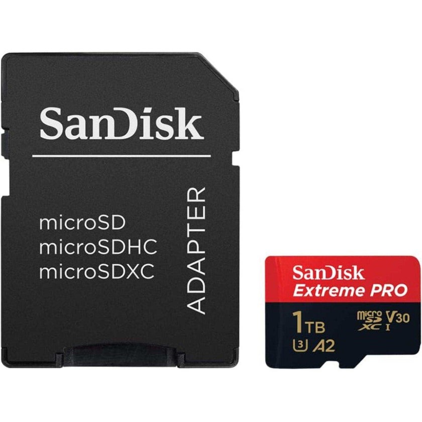 TUTT 3 in 1 | SanDisk Extreme PRO®  64/128/256/512GB 1TB Ultra microSDXC MicroSD Memory Card Speed 200MB/s Read | 90MB/s + Lightning to SD Card iPhone iPad + 2-in-1 SD Card Reader USB3.0 5Gbps