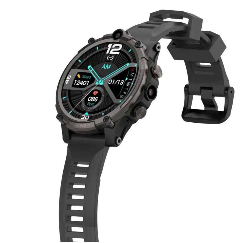 TUTT 4G Smart Watch Rugged with SIM Card | Dual Camera | 2GBRAM+16GBROM | V20 | Health and Fitness Tracker