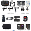 TUTT 4K 60fps 20MP Waterproof Action Camera Dash Cam 2” IPS Display IP68 Waterproof Underwater Wi-fi Motion Camera Hamlet Vlogging Hard Case 128GB SanDisk 3 in 1 SD/TF/Charging Kit