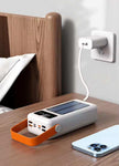 TUTT 60,000 mAh Solar Power Bank | Fast Charging | Built-In Cables | Flashlight | PowerBanks PD 22.5W Portable Phone Mobile Charger