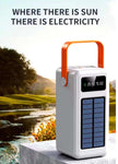 TUTT 60,000 mAh Solar Power Bank | Fast Charging | Built-In Cables | Flashlight | PowerBanks PD 22.5W Portable Phone Mobile Charger