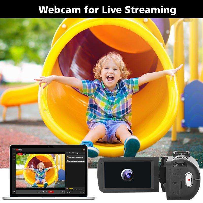 TUTT 8K 48MP Camcorder WIFI Digital Video Camera Recorder | Premium Combo 128GB SanDisk 2 Batteries
