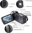 TUTT 8K 48MP Camcorder WIFI Digital Video Camera Recorder | Premium Combo 128GB SanDisk 2 Batteries