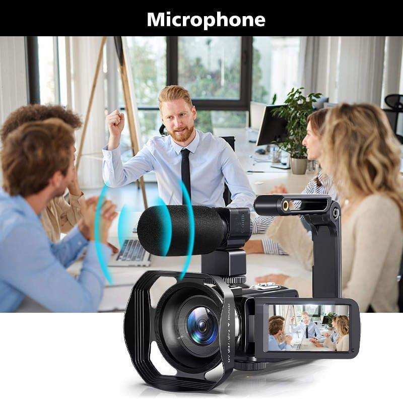 TUTT 8K 48MP Camcorder WIFI Digital Video Camera Recorder | Premium Combo 128GB SanDisk 2 Batteries