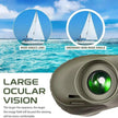 TUTT Admiral 7x50 Rugged Waterproof Binocular with Internal Rangefinder & Compass