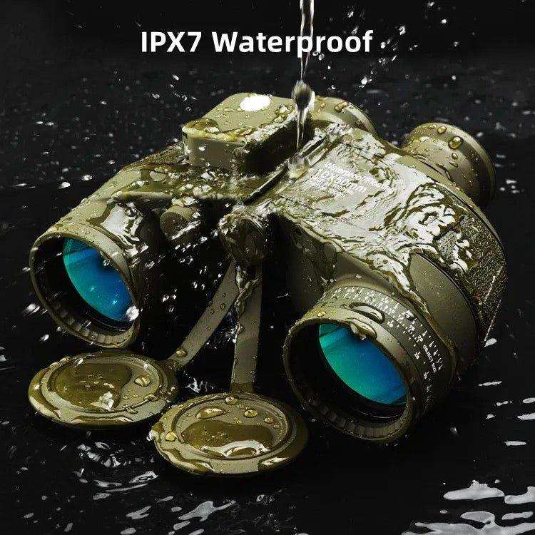 TUTT Admiral 7x50 Rugged Waterproof Binocular with Internal Rangefinder & Compass