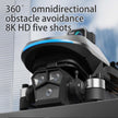 TUTT AE8 EVO 8K Professional GPS 5G Drone with Dual HD Camera 360 Optical Flow Laser Obstacle Avoidance 3-Axis Mechanical Gimbal & EIS Stabilization Intelligent Modes Brushless 2* Batteries 335gr