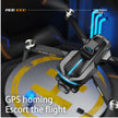 TUTT AE8 EVO 8K Professional GPS 5G Drone with Dual HD Camera 360 Optical Flow Laser Obstacle Avoidance 3-Axis Mechanical Gimbal & EIS Stabilization Intelligent Modes Brushless 2* Batteries 335gr