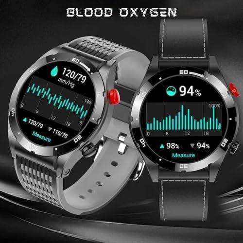 TUTT Sport Smartwatch AMOLED Screen Titanium Alloy BT Call AI Voice | Activity Fitness Tracker Smart Watch for Men Women