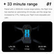 C-FLY Faith Mini 2 (Upgraded) GPS 5G 5KM WIFI FPV with 4K 30fps 20MP Camera 3-Axis Brushless Gimbal 32mins Flight Time 249g Foldable RC Drone Quadcopter RTF