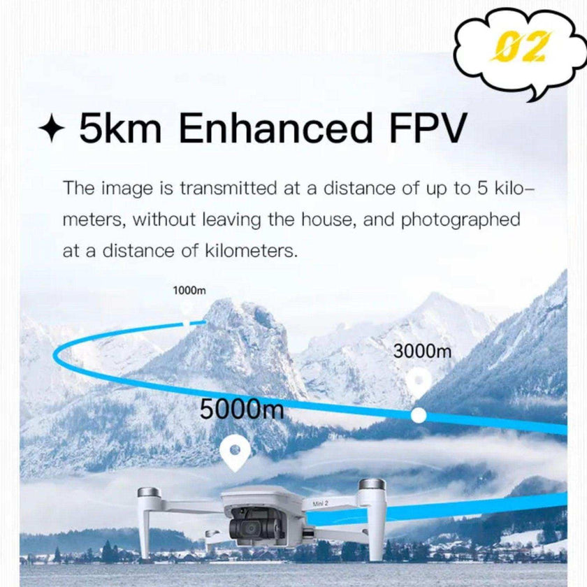 C-FLY Faith Mini 2 (Upgraded) GPS 5G 5KM WIFI FPV with 4K 30fps 20MP Camera 3-Axis Brushless Gimbal 32mins Flight Time 249g Foldable RC Drone Quadcopter RTF