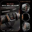 TUTT Smartwatch for Men Military Rugged | Speaker Pedometer IP68 Waterproof 1.83'' HD Tactical Smart Watch Fitness and Health Tracking Long Battery Life C20-Pro