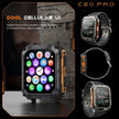 TUTT Smartwatch for Men Military Rugged | Speaker Pedometer IP68 Waterproof 1.83'' HD Tactical Smart Watch Fitness and Health Tracking Long Battery Life C20-Pro