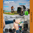 TUTT Smartwatch for Men Military Rugged | Speaker Pedometer IP68 Waterproof 1.83'' HD Tactical Smart Watch Fitness and Health Tracking Long Battery Life C20-Pro