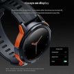 TUTT Smartwatch for Men | 1 ATM 10 Meter Depth AMOLED screen  | 410mah Long Battery Life Fitness Health Tracking Smart Watch Military Rugged  C25