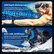TUTT Smartwatch for Men | 1 ATM 10 Meter Depth AMOLED screen  | 410mah Long Battery Life Fitness Health Tracking Smart Watch Military Rugged  C25