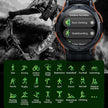 TUTT Smartwatch for Men | 1 ATM 10 Meter Depth AMOLED screen  | 410mah Long Battery Life Fitness Health Tracking Smart Watch Military Rugged  C25
