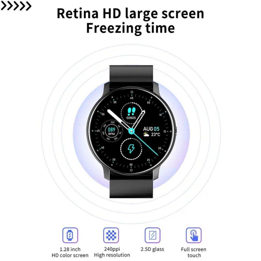 TUTT C9 Men Women Fashion 1.28” Screen Smartwatch BT Calling IP67 Waterproof Oxygen Level Heart Rate Sleep Monitoring Multi Sport Activity Tracking