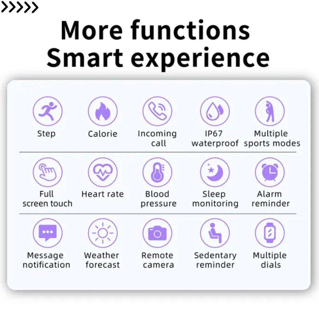 TUTT C9 Men Women Fashion 1.28” Screen Smartwatch BT Calling IP67 Waterproof Oxygen Level Heart Rate Sleep Monitoring Multi Sport Activity Tracking