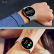 TUTT  Classic Smartwatch for Women Men AMOLED 1.43”  | Ultra-Thin Frame | Always-on-Display | Fitness Health Tracker V89 Pro | Two Straps: Steel & Rubber | Smart Watch for Android iOS