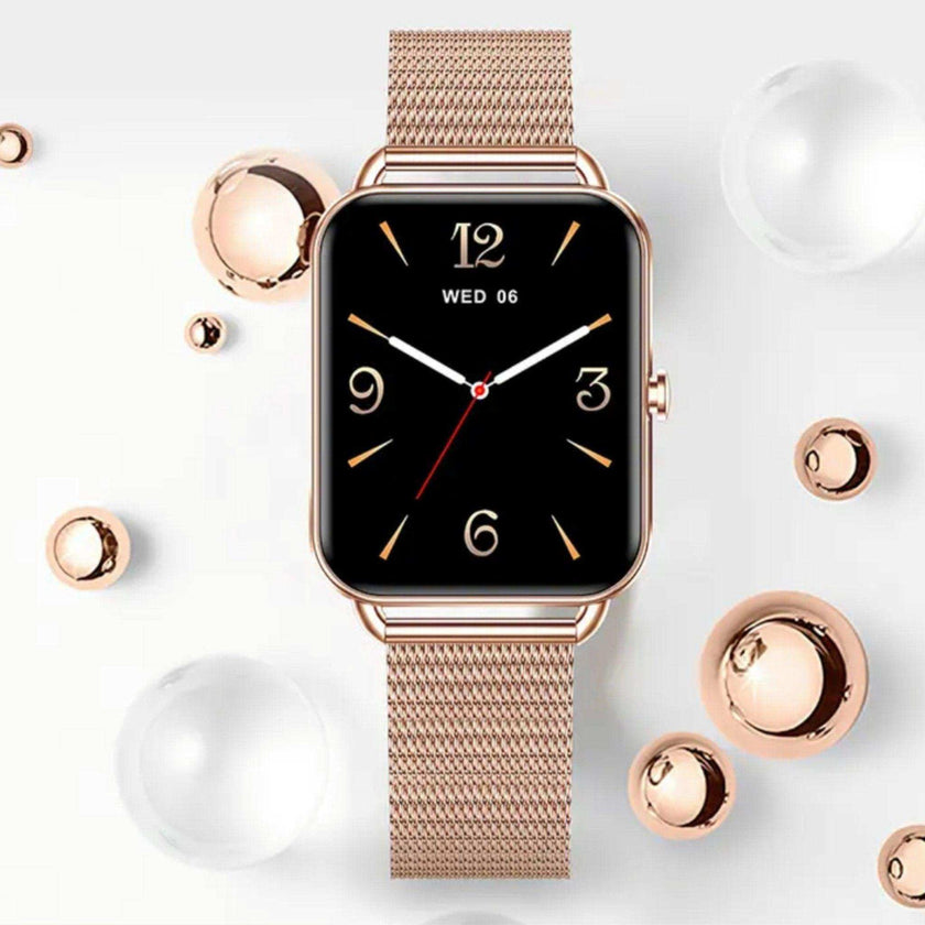 TUTT Classic Smartwatch Men Women AMOLED Touch Screen 1.65 Inch BT Calling Smart Watch Fitness Sports Tracker Rubber Straps DA2