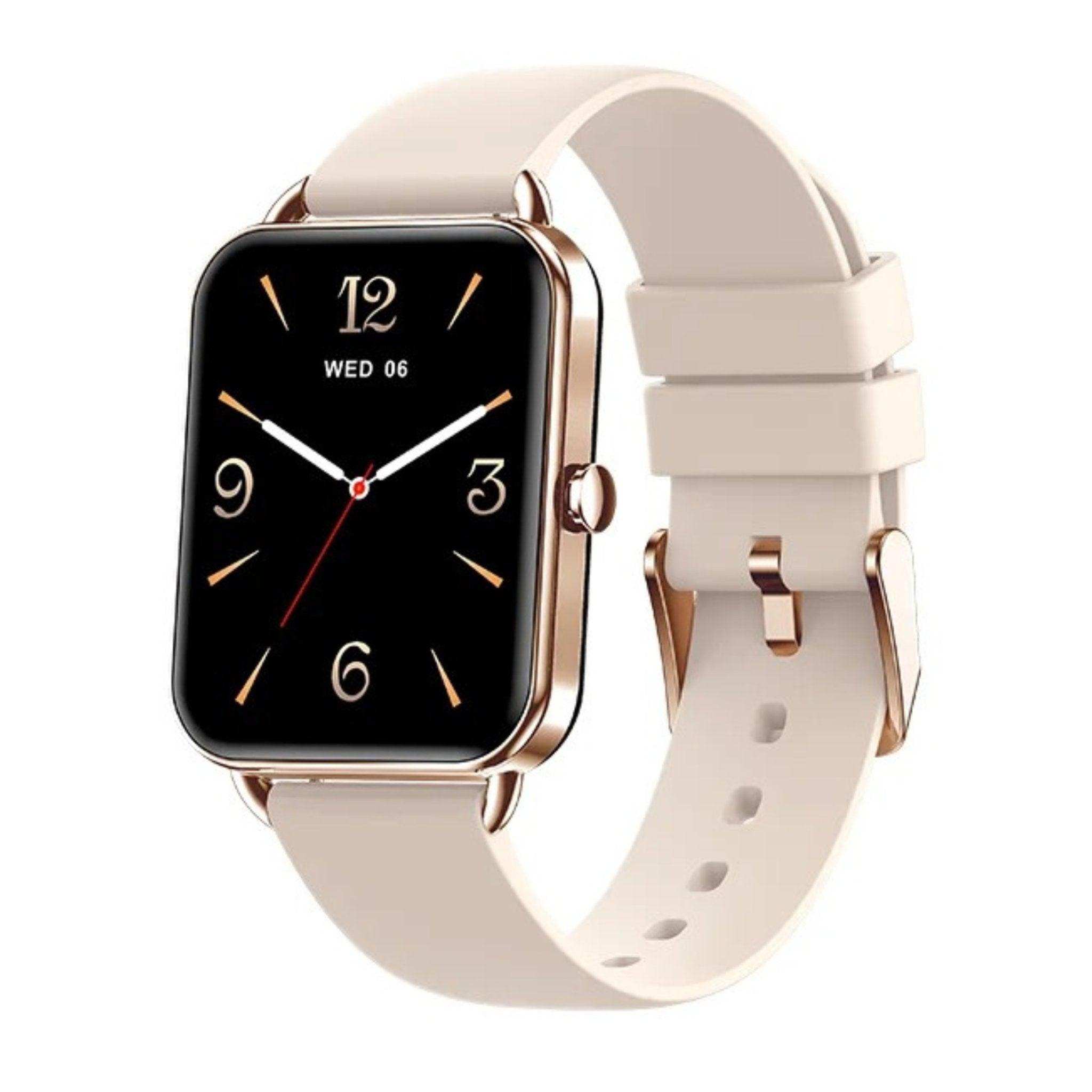 TUTT Classic Smartwatch Men Women AMOLED Touch Screen 1.65 Inch BT Calling Smart Watch Fitness Sports Tracker Rubber Straps DA2