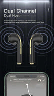 TUTT Classic Wireless Earbuds, Mini Bluetooth 5.3 Headphones HiFi Stereo, Wireless Earphones with ENC Noise Cancelling Mic, Touch Control, Type-C Charging, IPX7 Waterproof in Ear